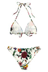 all-over sparkling gucci flora print jersey bikini
