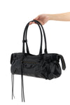 arena le city east-west lambskin shoulder bag