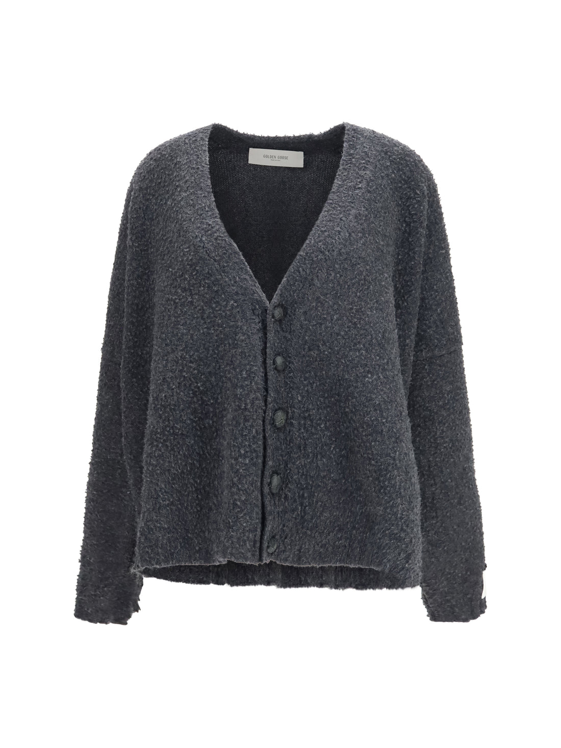 GOLDEN GOOSE M-L casentino-effect wool cardigan