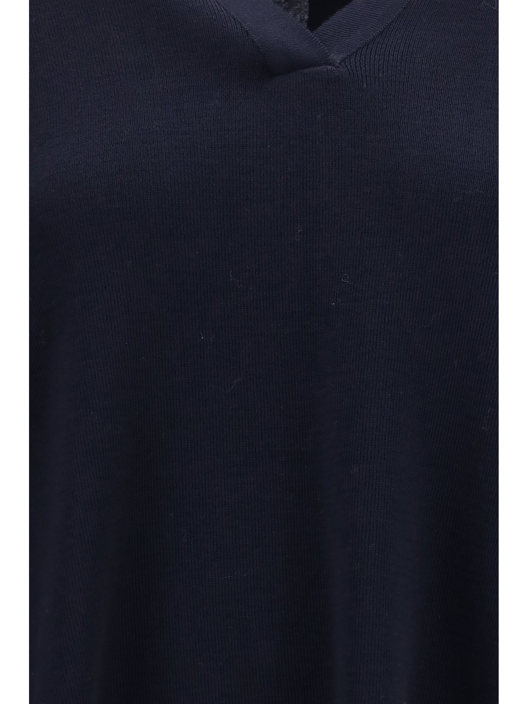 wool polo collar sweater