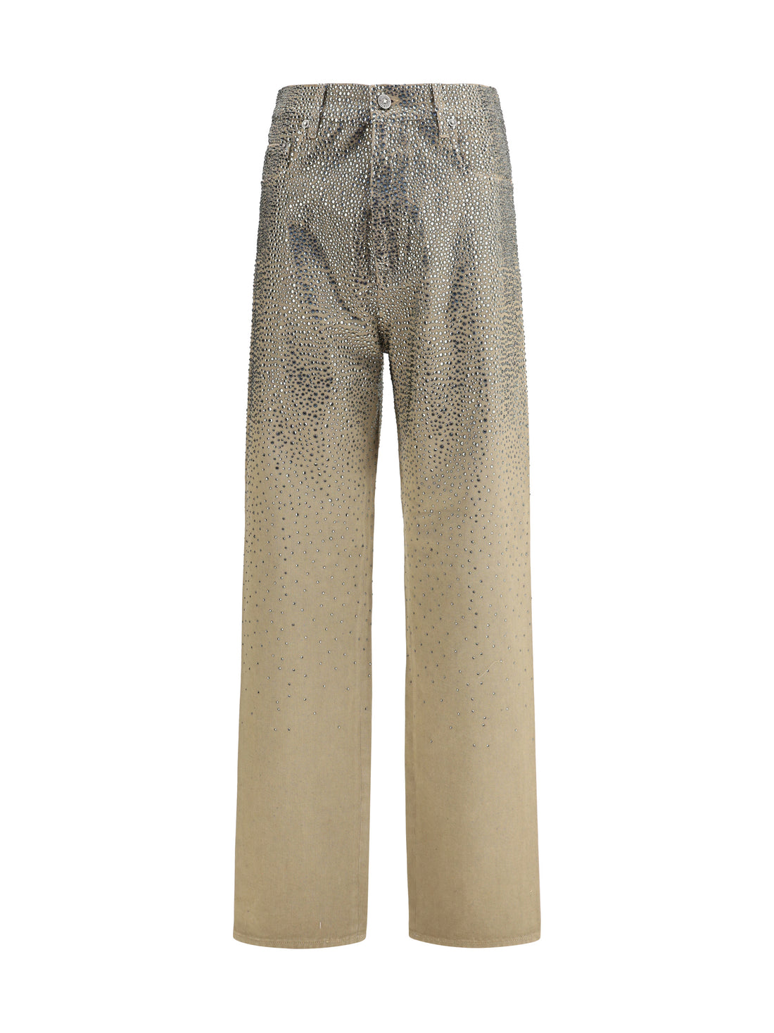 GOLDEN GOOSE 26 crystal straight jeans