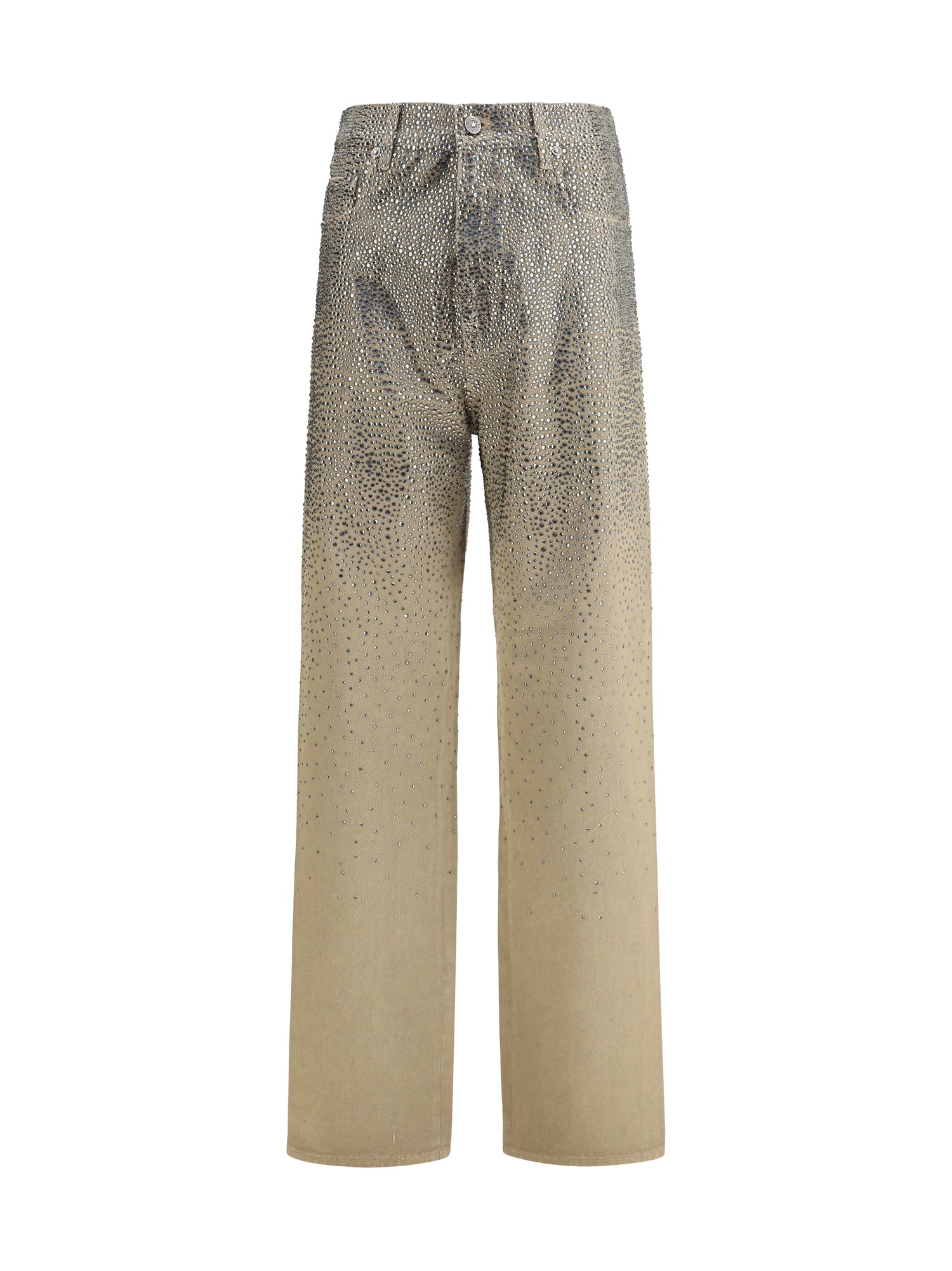 GOLDEN GOOSE 26 crystal straight jeans