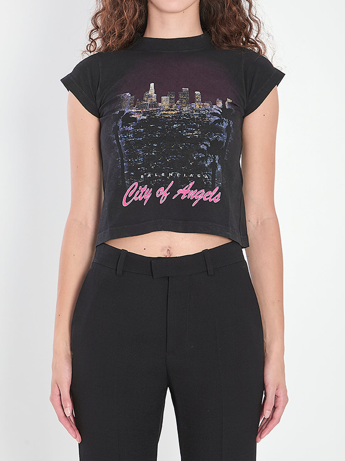 BALENCIAGA M shrunk city of angels t-shirt 
