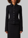 single-breasted wool jacket