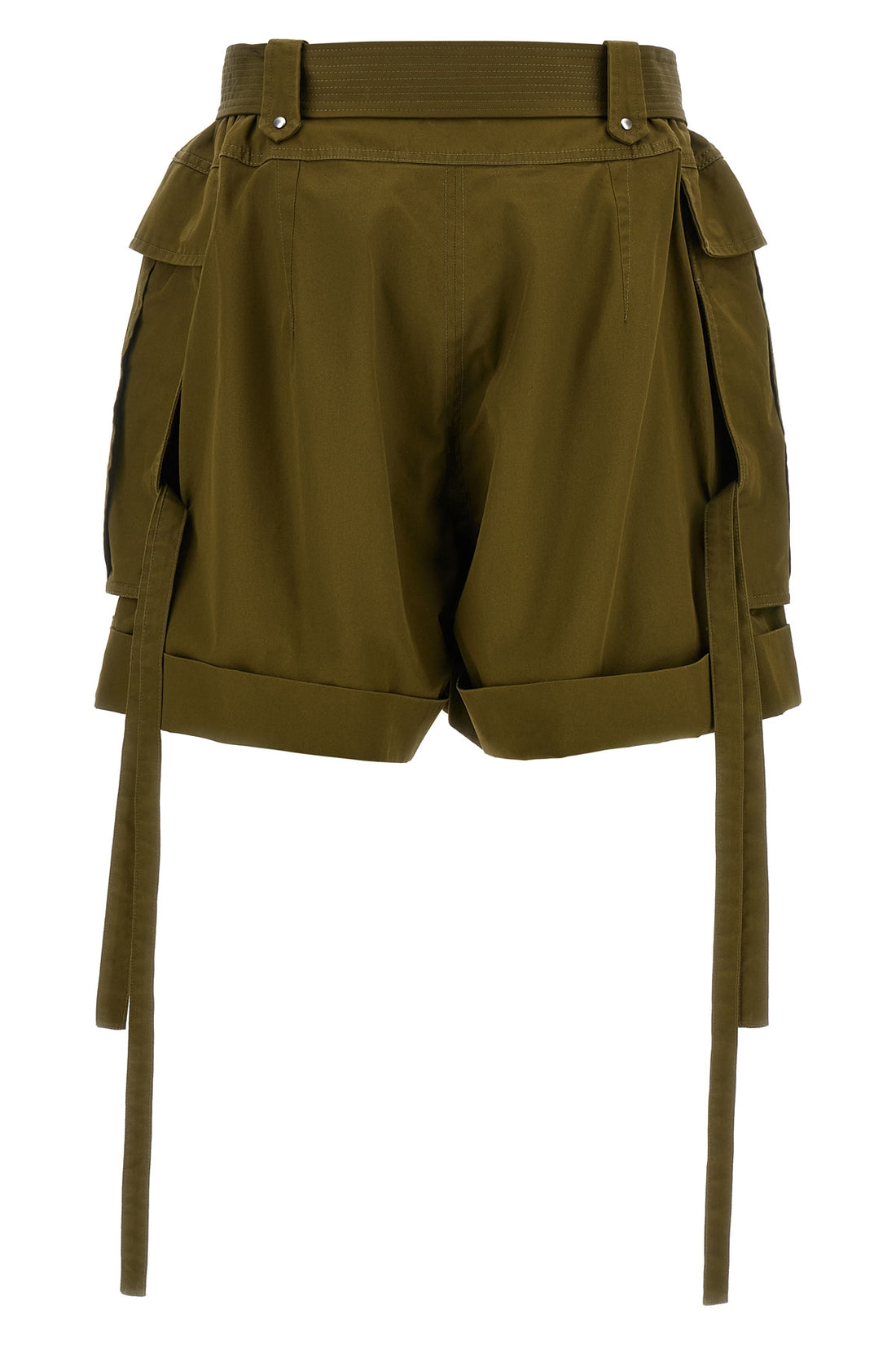 MCQUEEN 38 cotton twill shorts