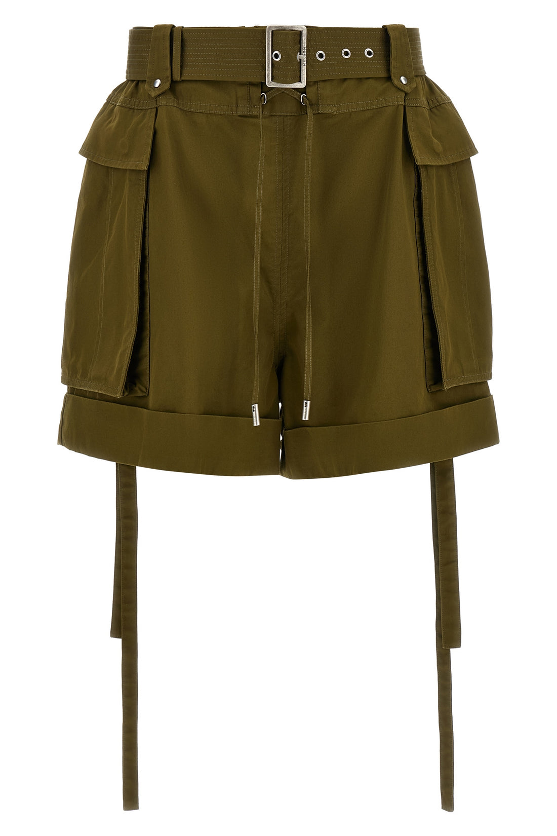 MCQUEEN 38 cotton twill shorts