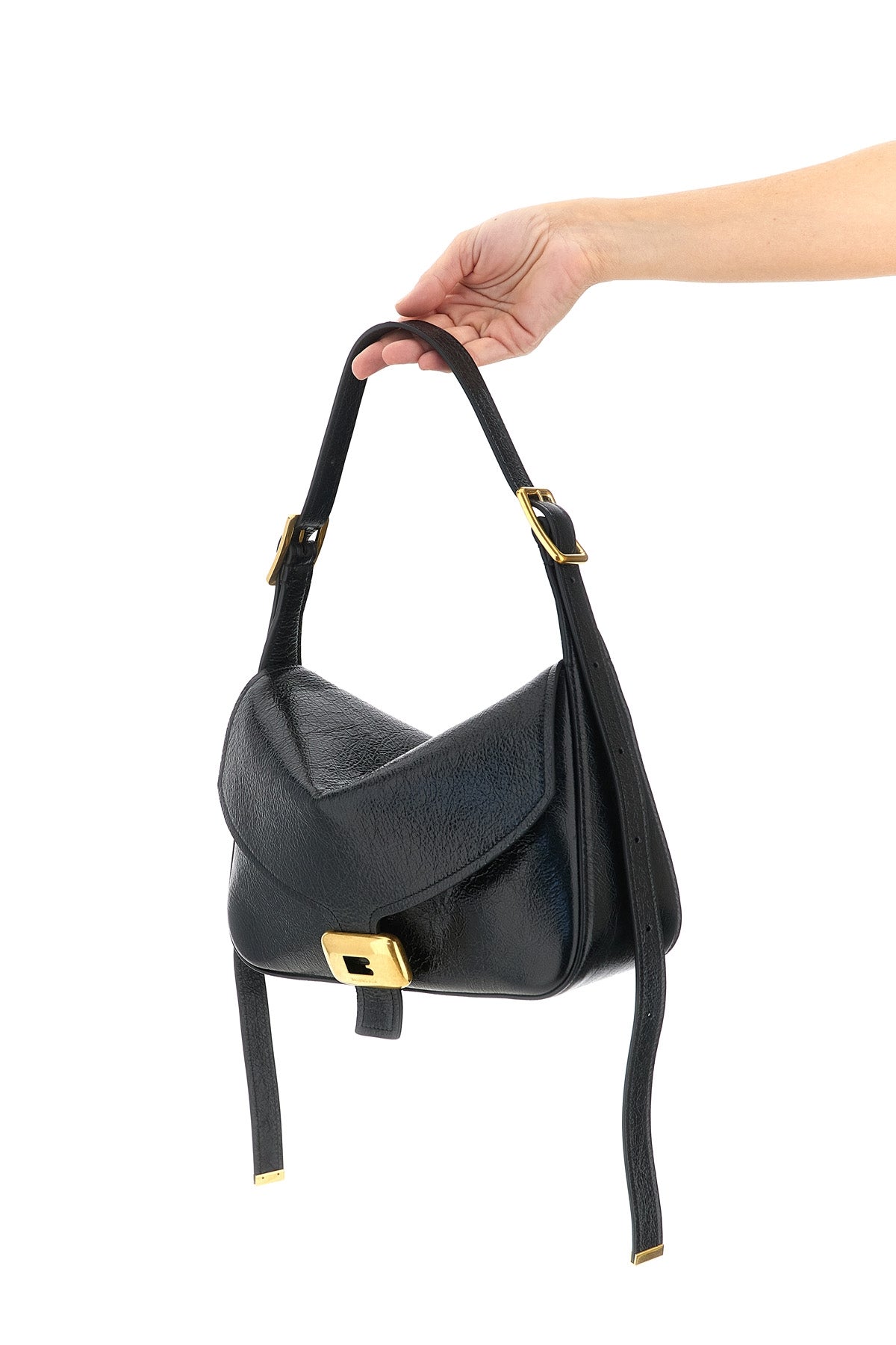 arena clicca medium shoulder bag in lambskin leather