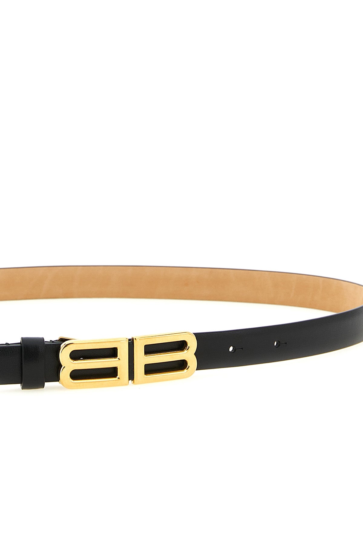 smooth calf leather belt