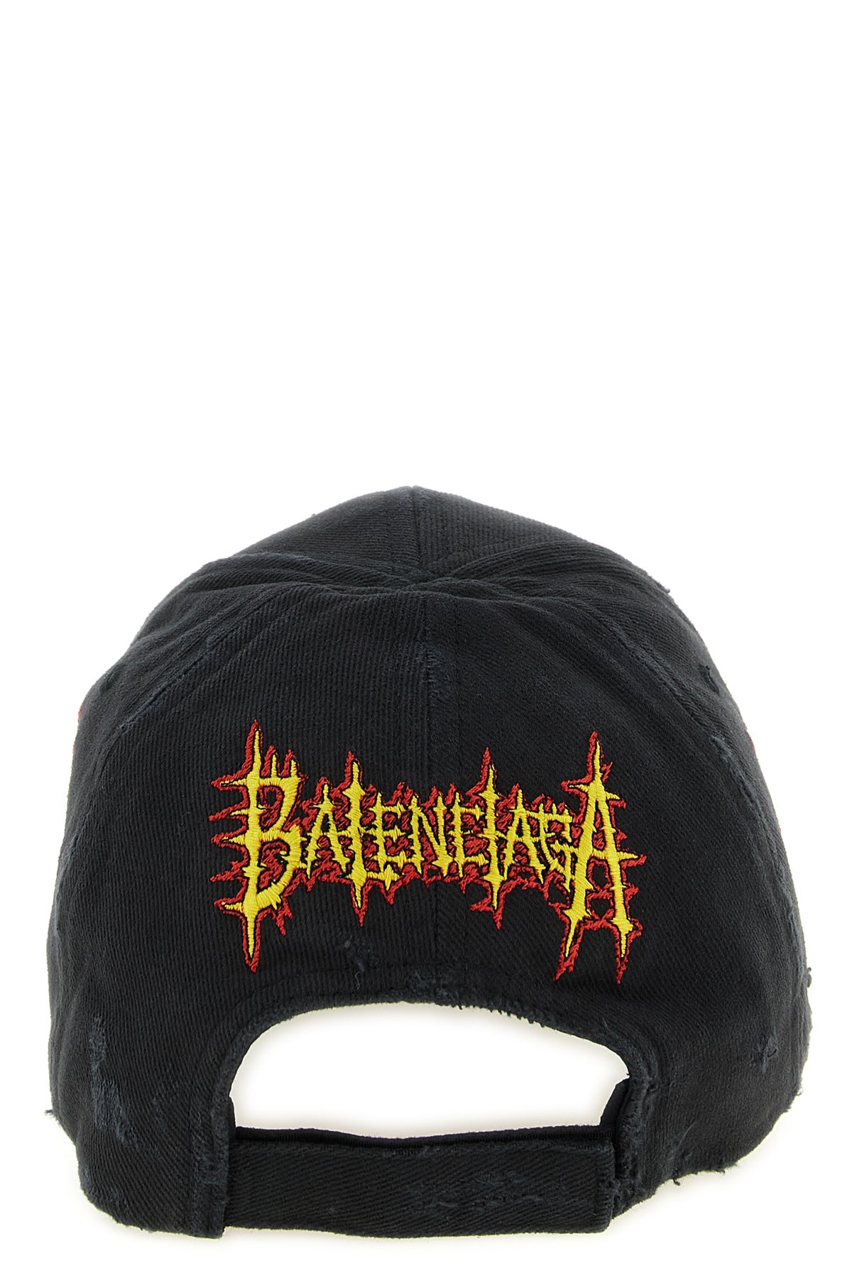 faded-effect cotton drill cap