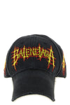 faded-effect cotton drill cap