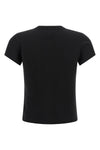 the saint laurent short-sleeved t-shirt establishes a base of minimalist luxury