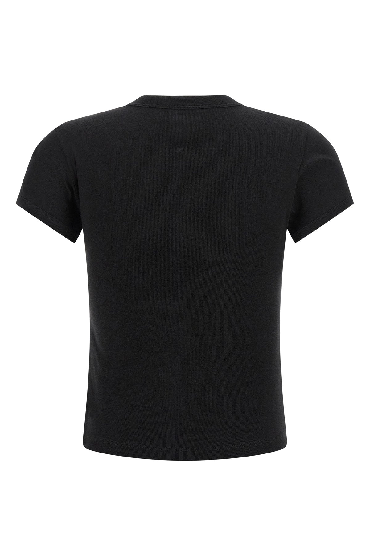 the saint laurent short-sleeved t-shirt establishes a base of minimalist luxury