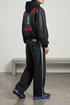 lamb leather bomber jacket