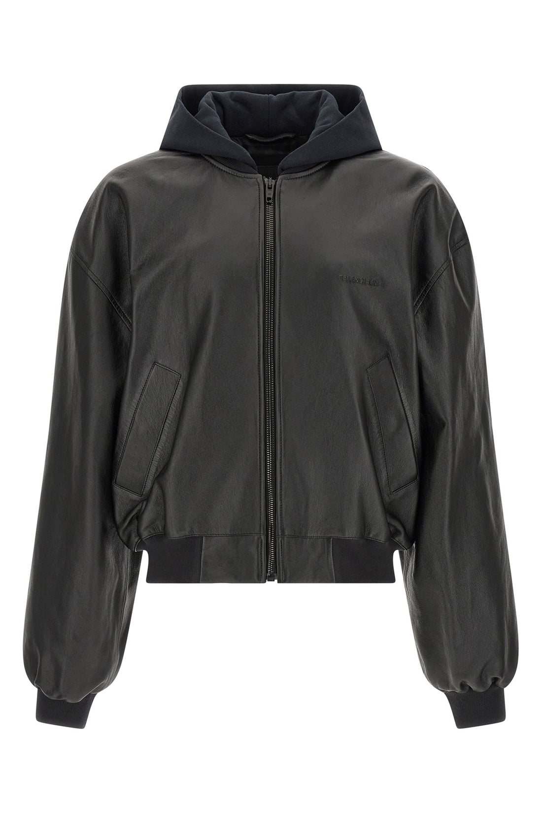 BALENCIAGA L lamb leather bomber jacket