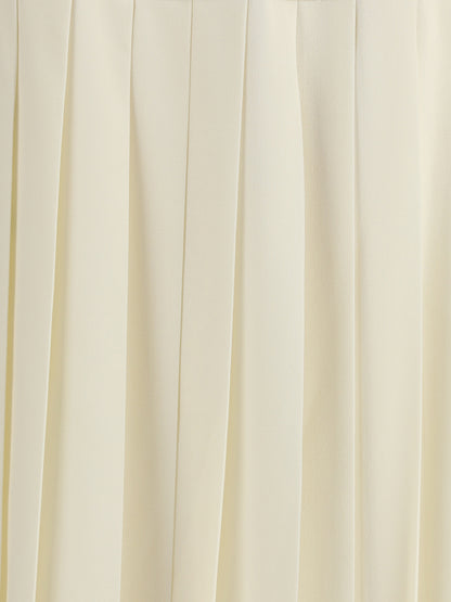 ALESSANDRA RICH 38 pleated midi skirt