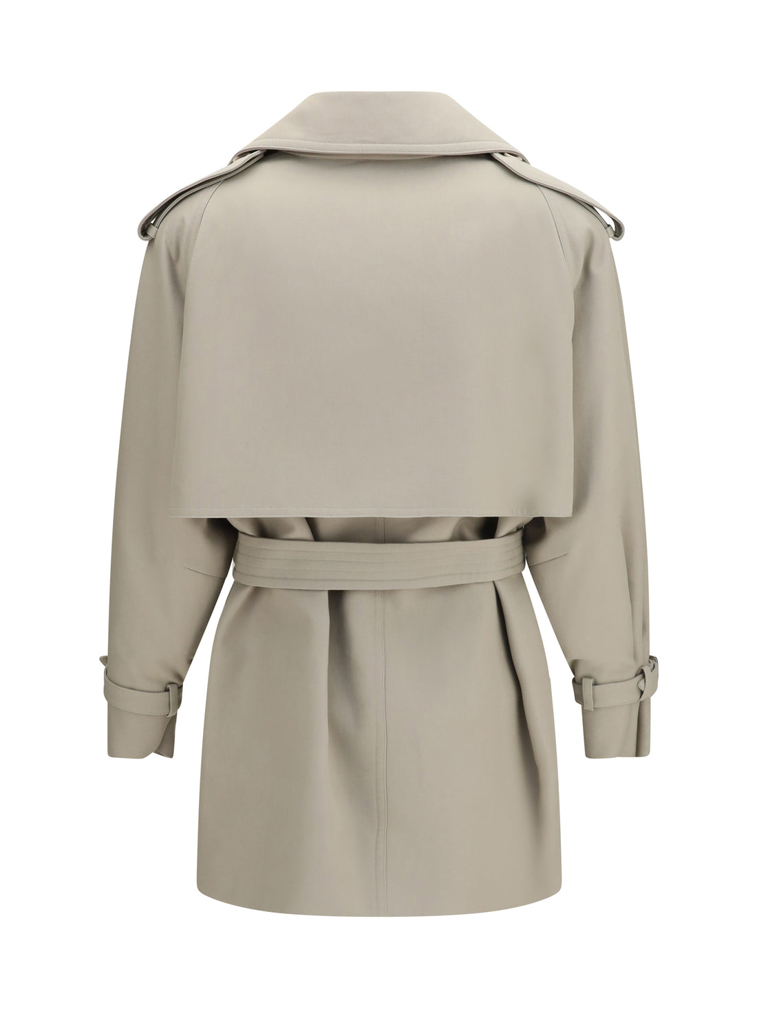 MAX MARA 38 short cotton trench coat