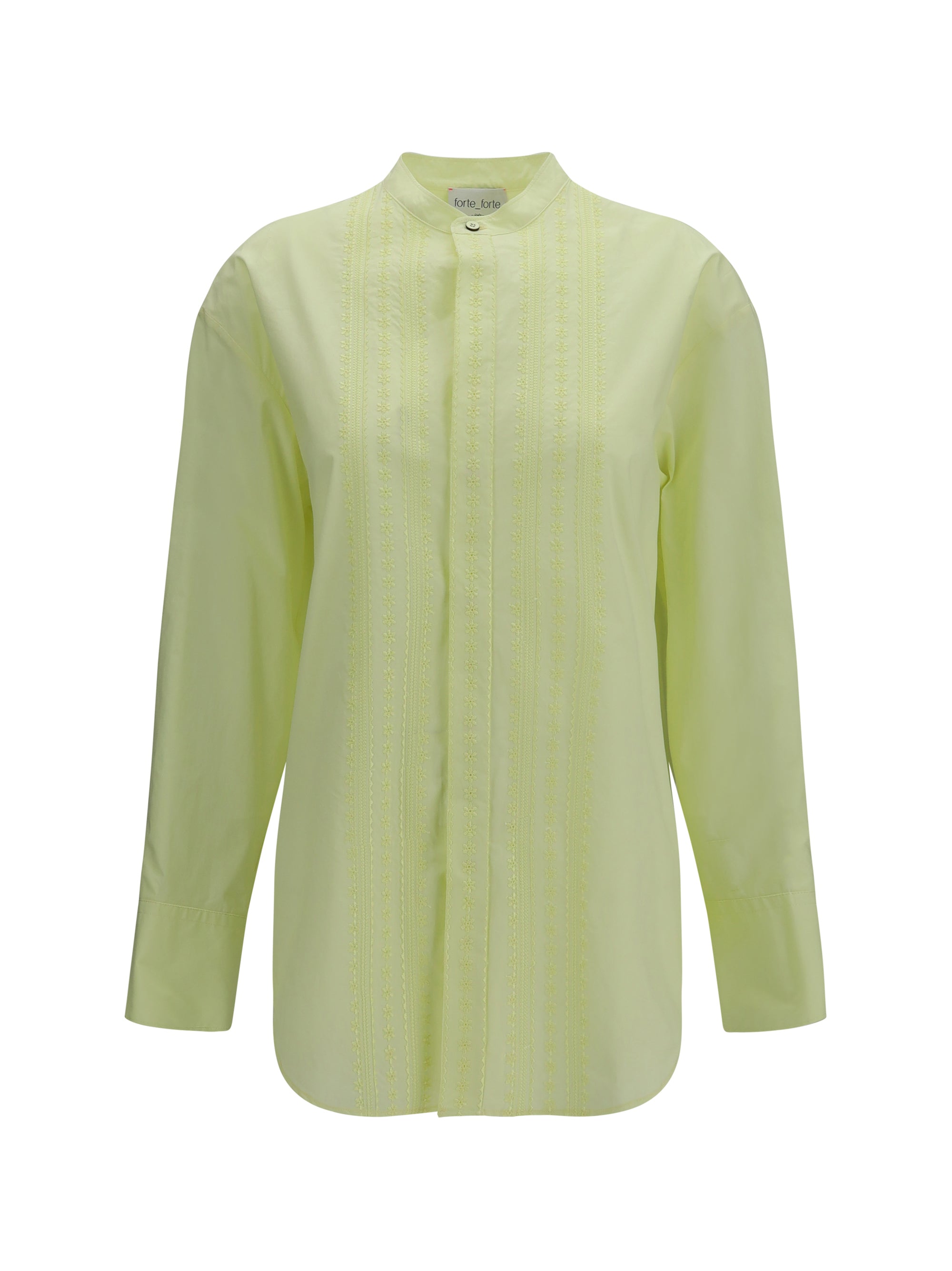 les fleurs embroidery shirt