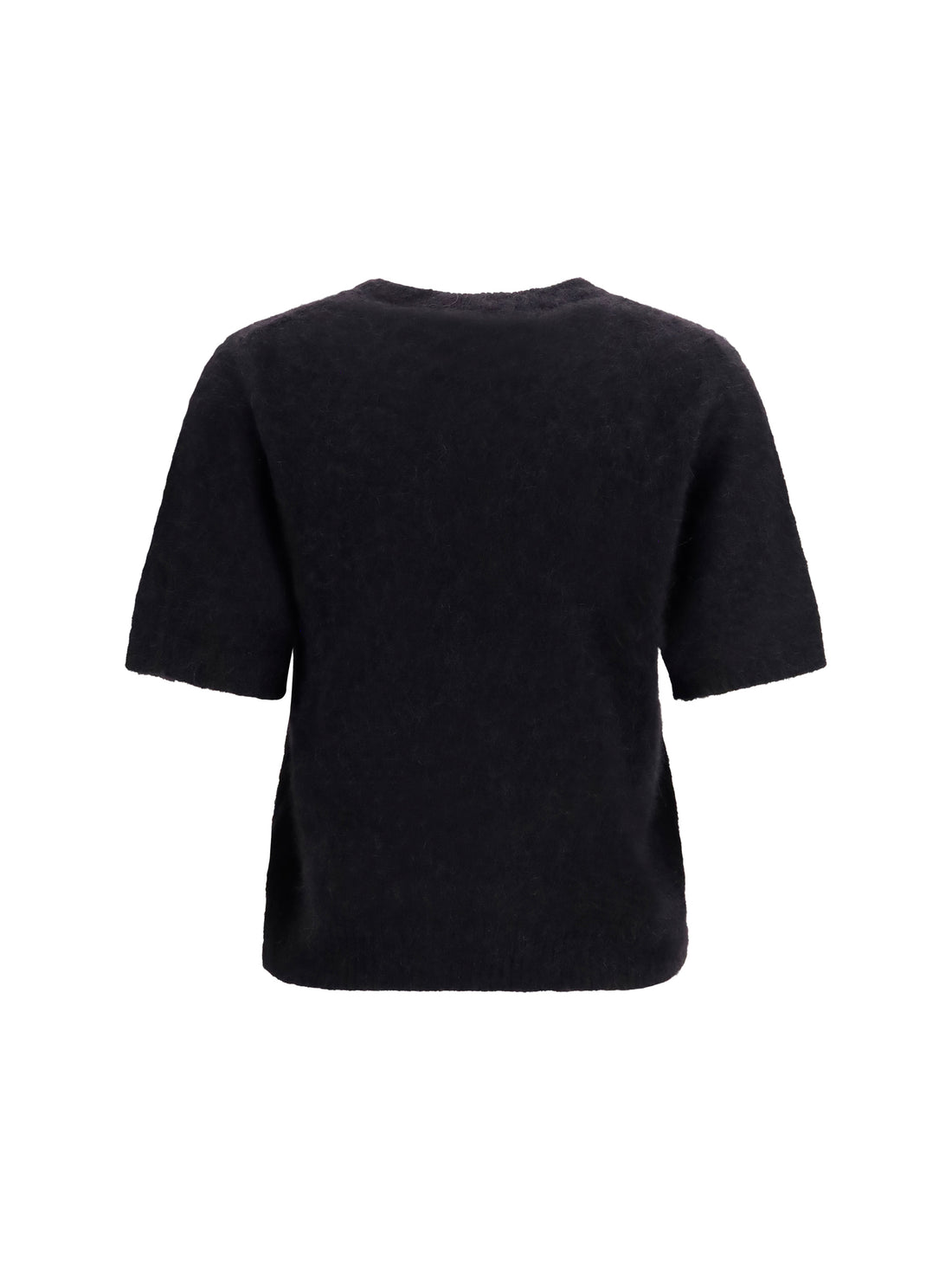 GANNI L alpaca and wool-blend t-shirt