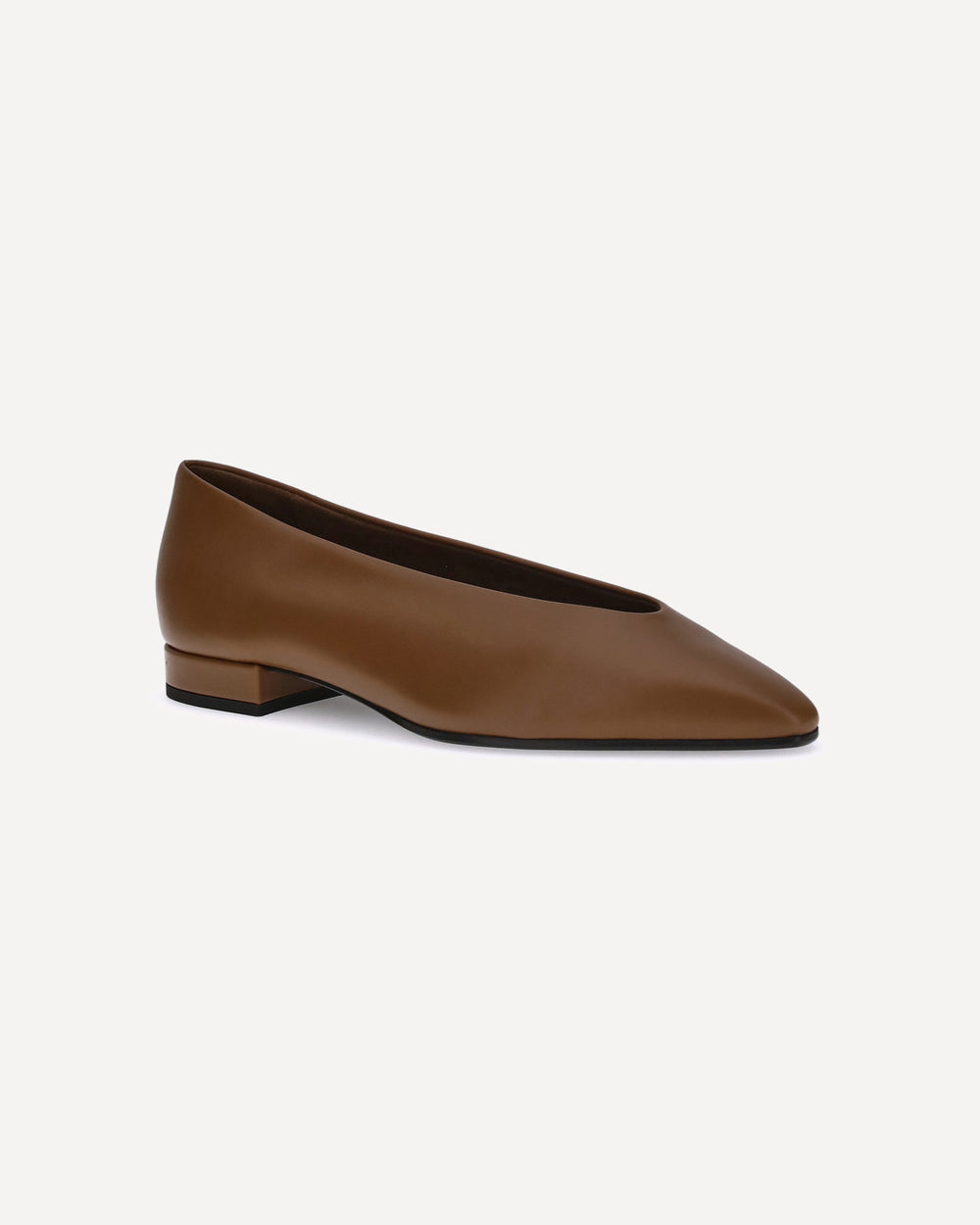 leather ballerinas