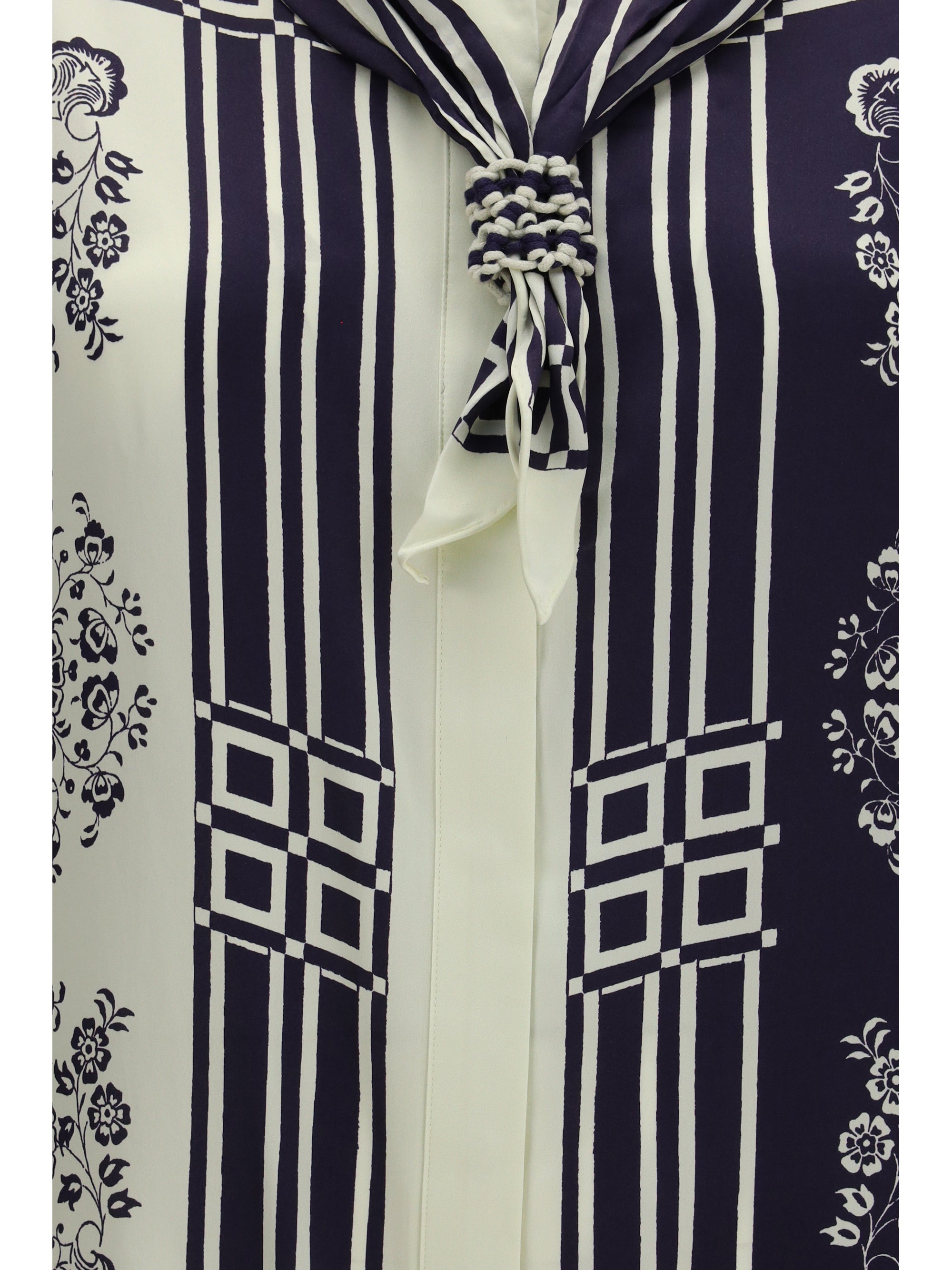 banderra silk shirt with scarf