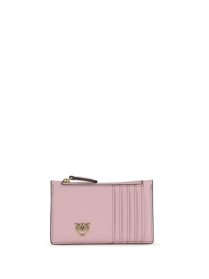 PINKO OS leather card holder 