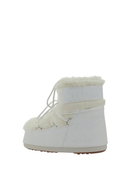 MOON BOOT 39-41 icon low faux fur boots