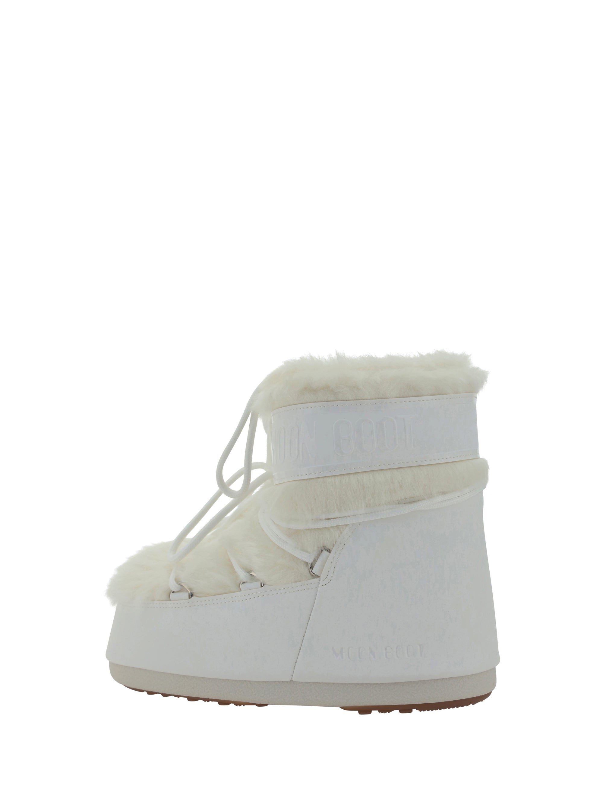 icon low faux fur boots