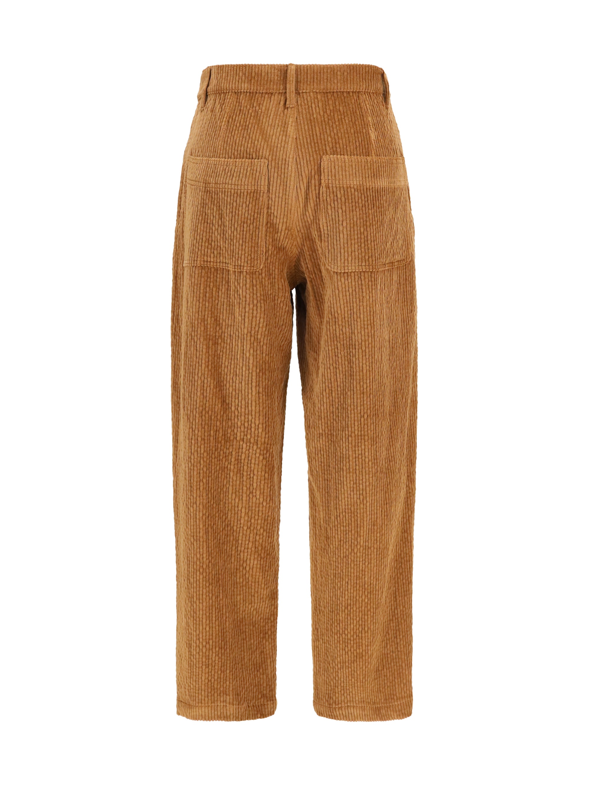 straight-leg corduroy pants