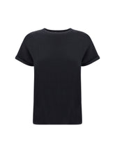 BRUNELLO CUCINELLI L cashmere glitter t-shirt