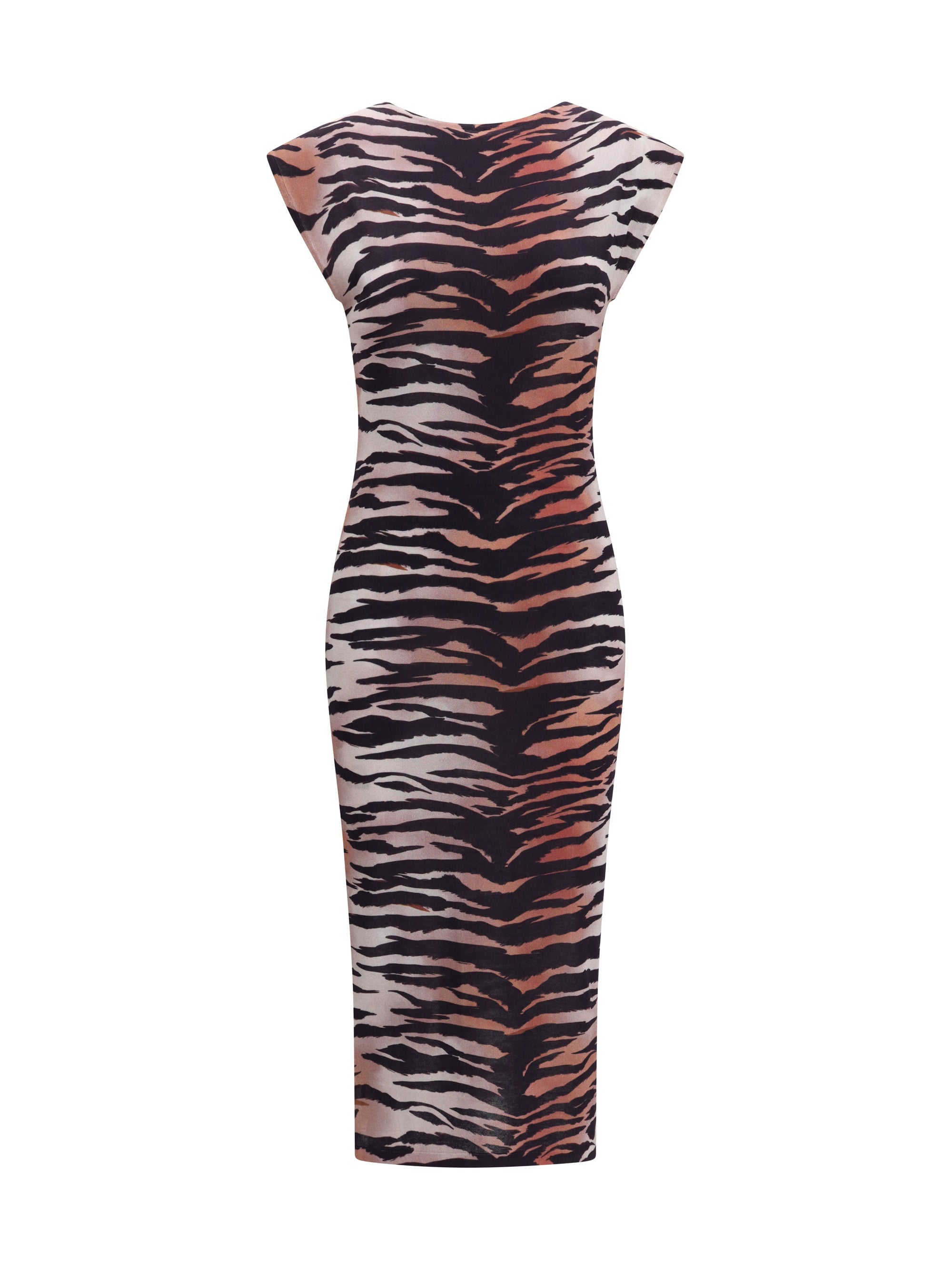 tiger print dress