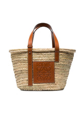LOEWE Medium Raffia Basket Tote