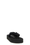jet lag brushed satin sandals