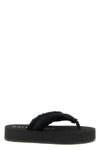 jet lag brushed satin sandals