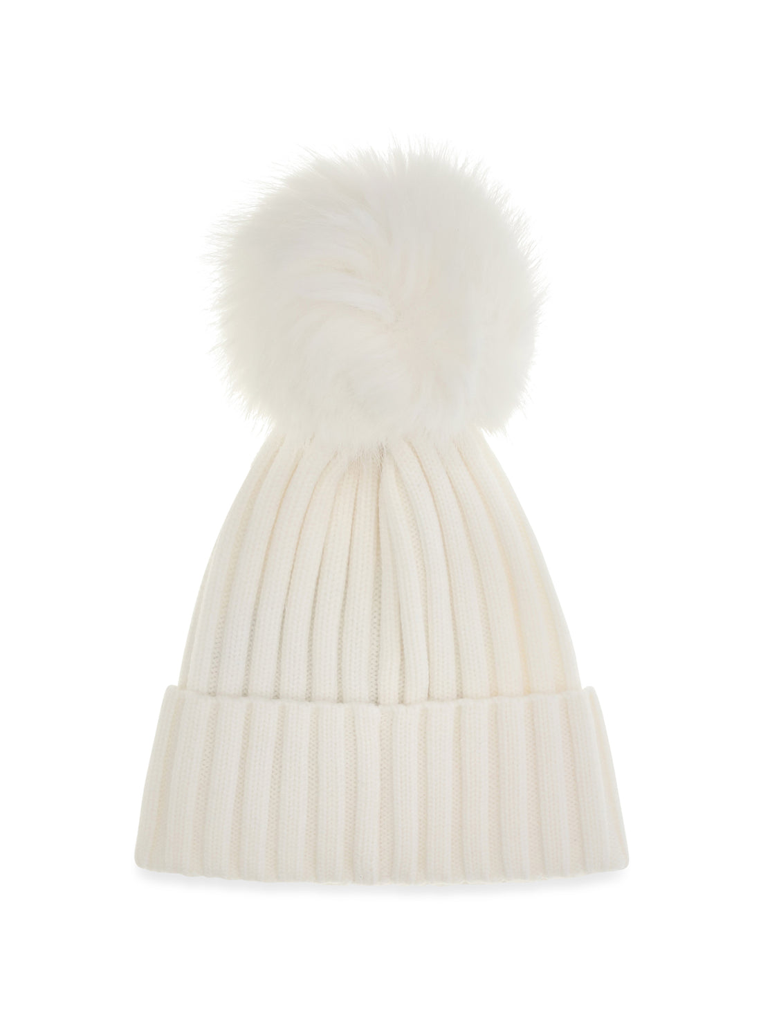 MONCLER OS wool hat with pon pon