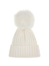 wool hat with pon pon