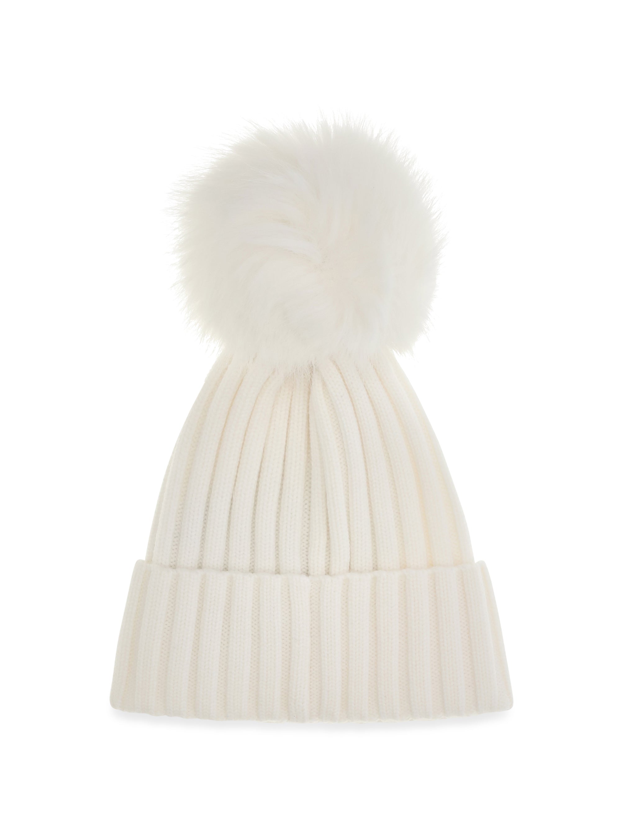 wool hat with pon pon