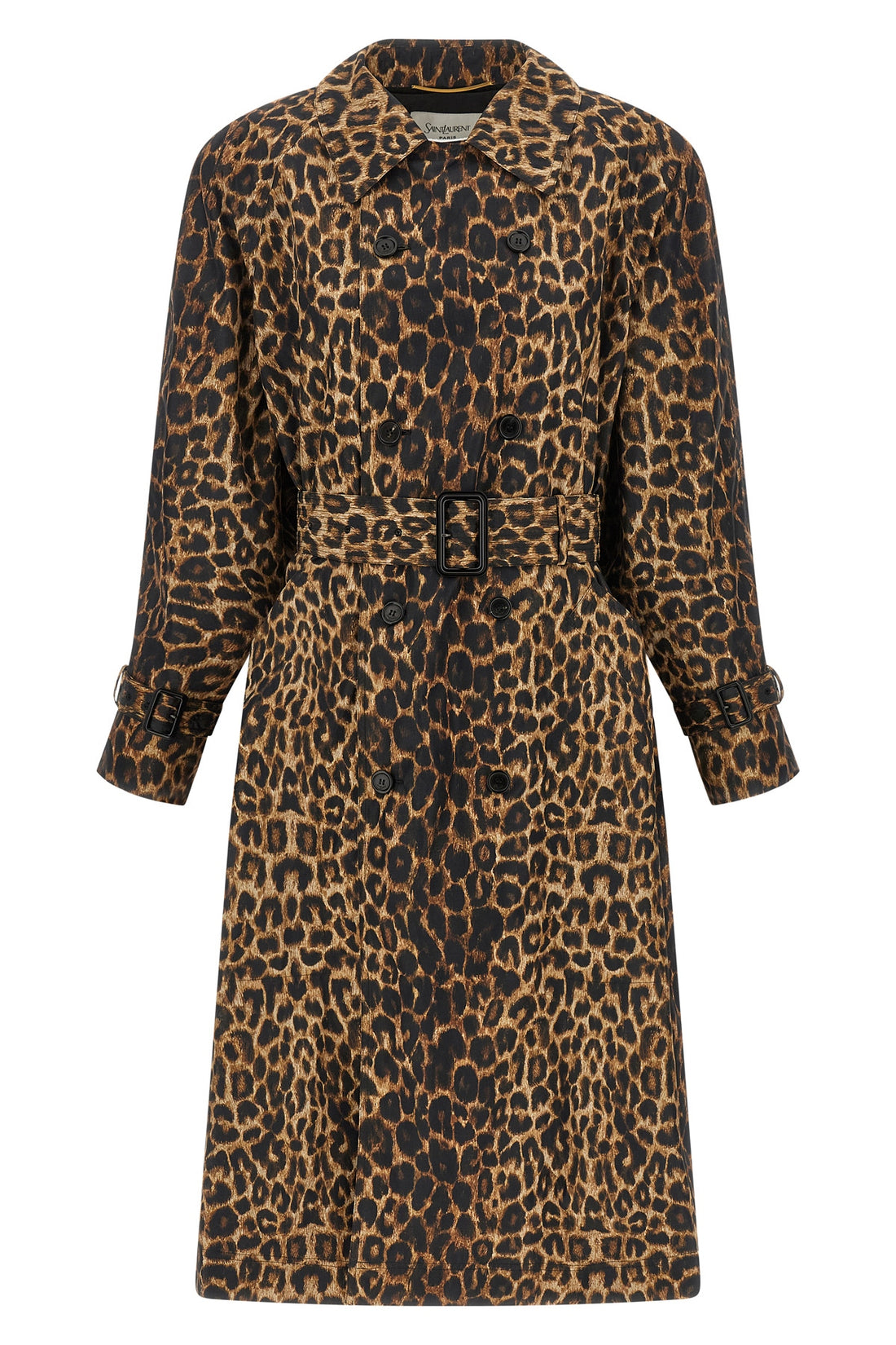 SAINT LAURENT 36 the saint laurent trench coat redefines the codes of outerwear through a bold an