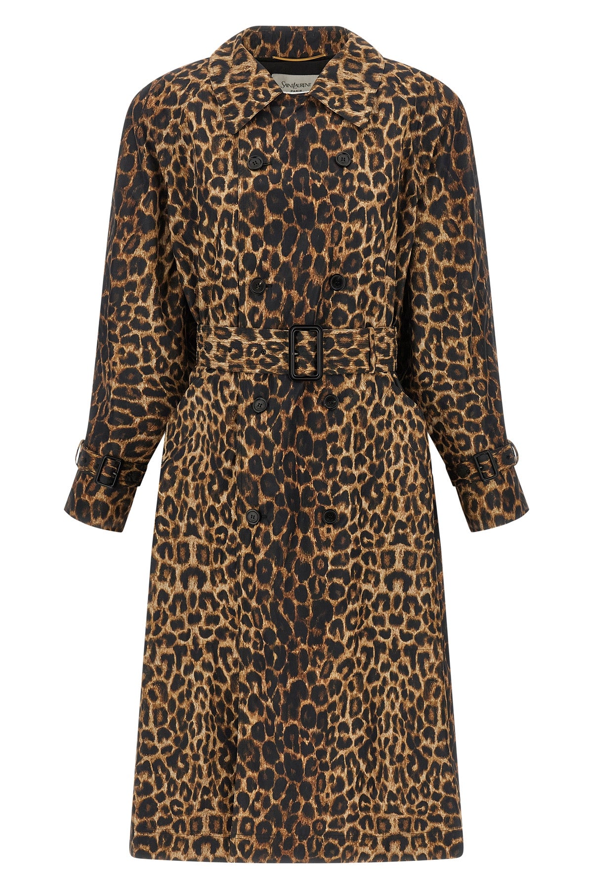 the saint laurent trench coat redefines the codes of outerwear through a bold an