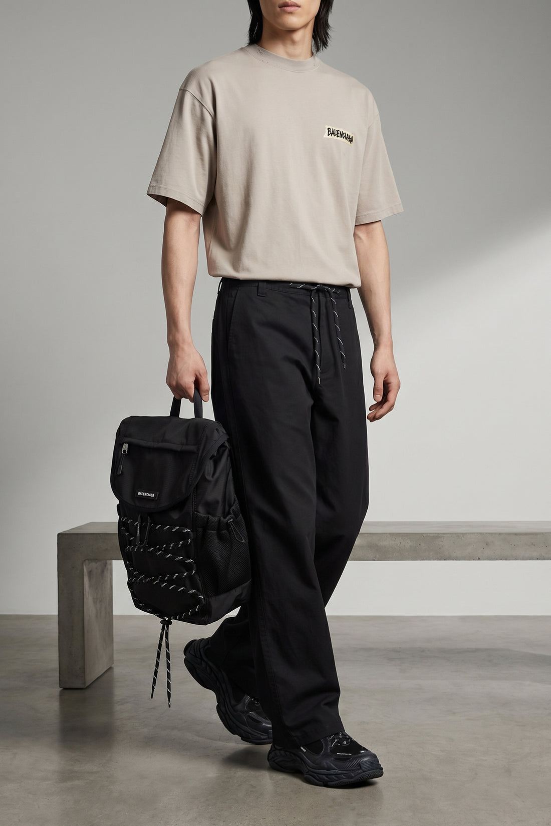 BALENCIAGA 48 chino cotton twill pants