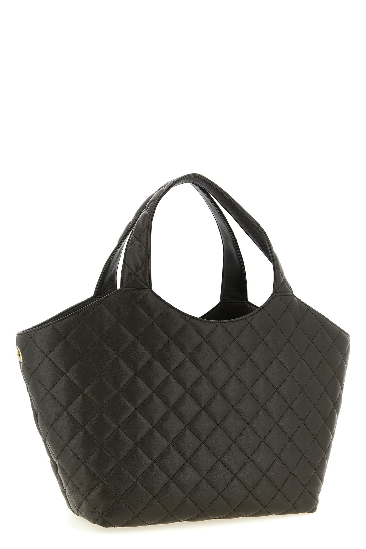 medium icare shopping bag in lamb nappa leather