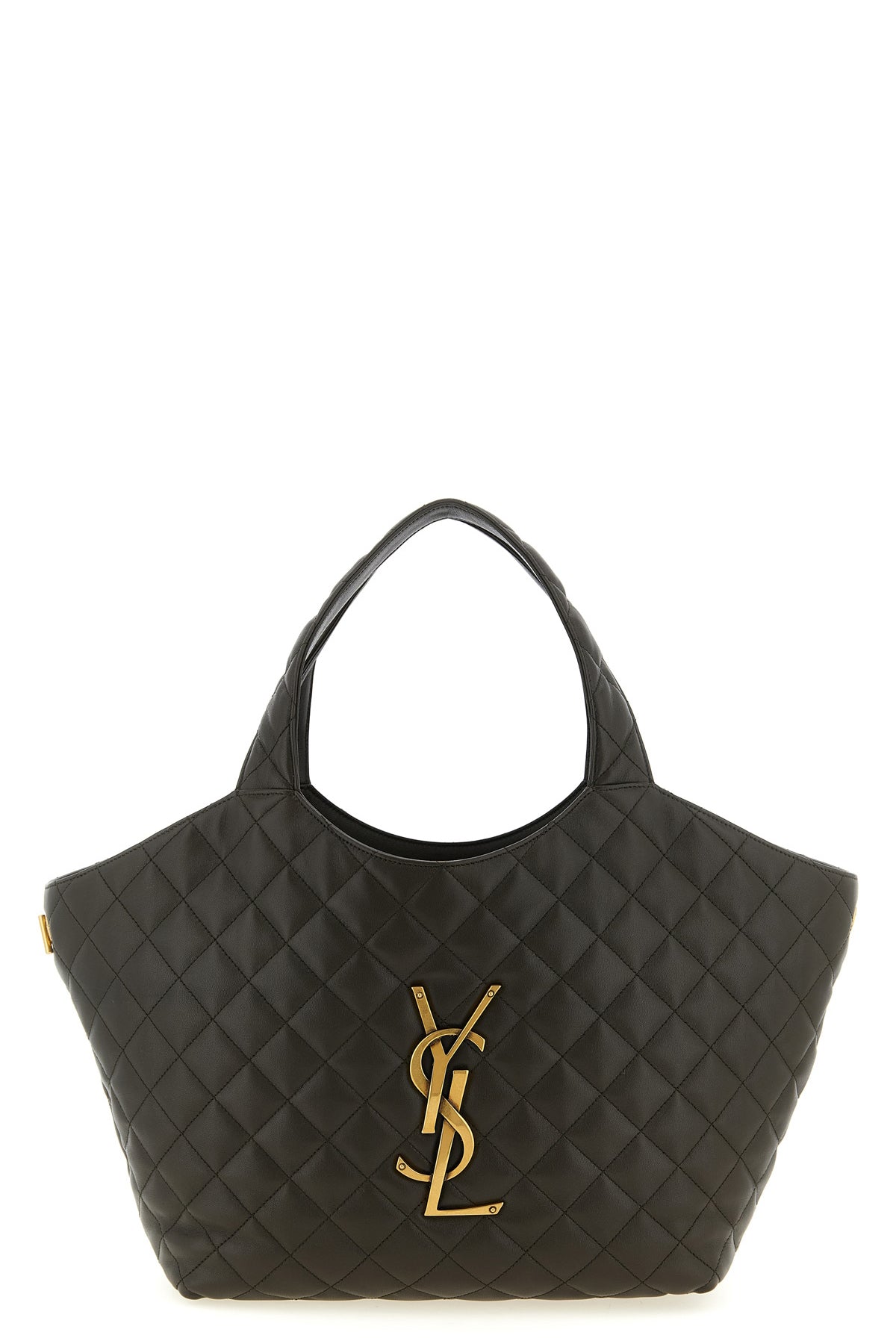 medium icare shopping bag in lamb nappa leather
