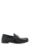 the gucci lugano loafers feature a structured interpretation of the classic sl