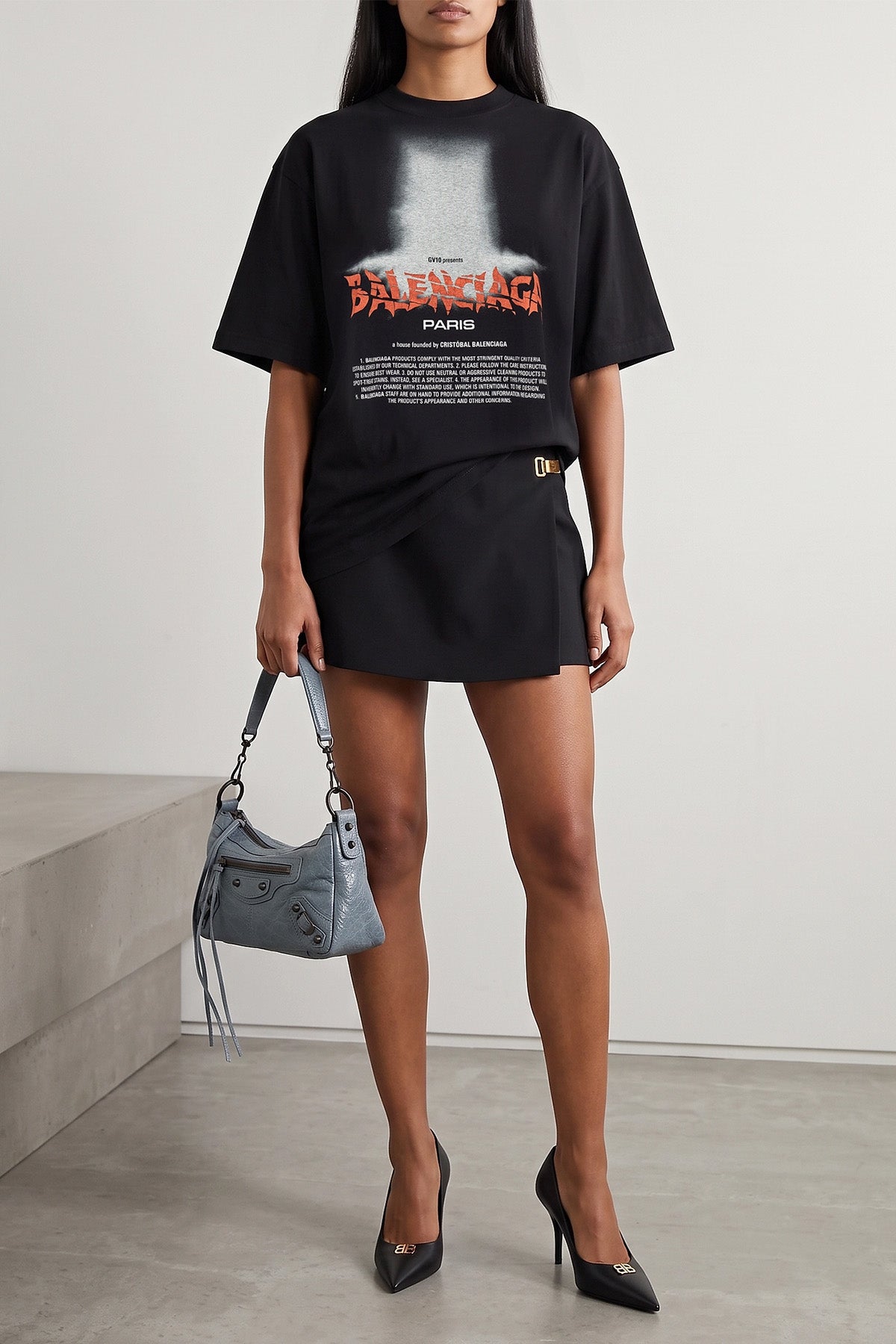the balenciaga oversize t-shirt redefines contemporary streetwear through bold v