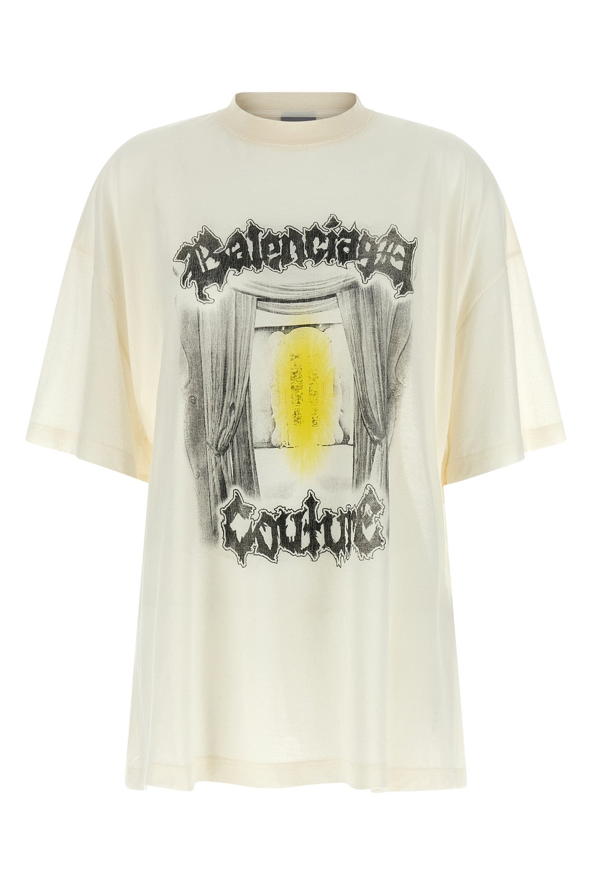 shaped salon de couture semi-transparent jersey t-shirt