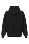 dry used-effect fleece hoodie