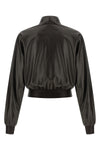 the gucci bomber jacket in soft lamb nappa reinterprets the minimalist codes of