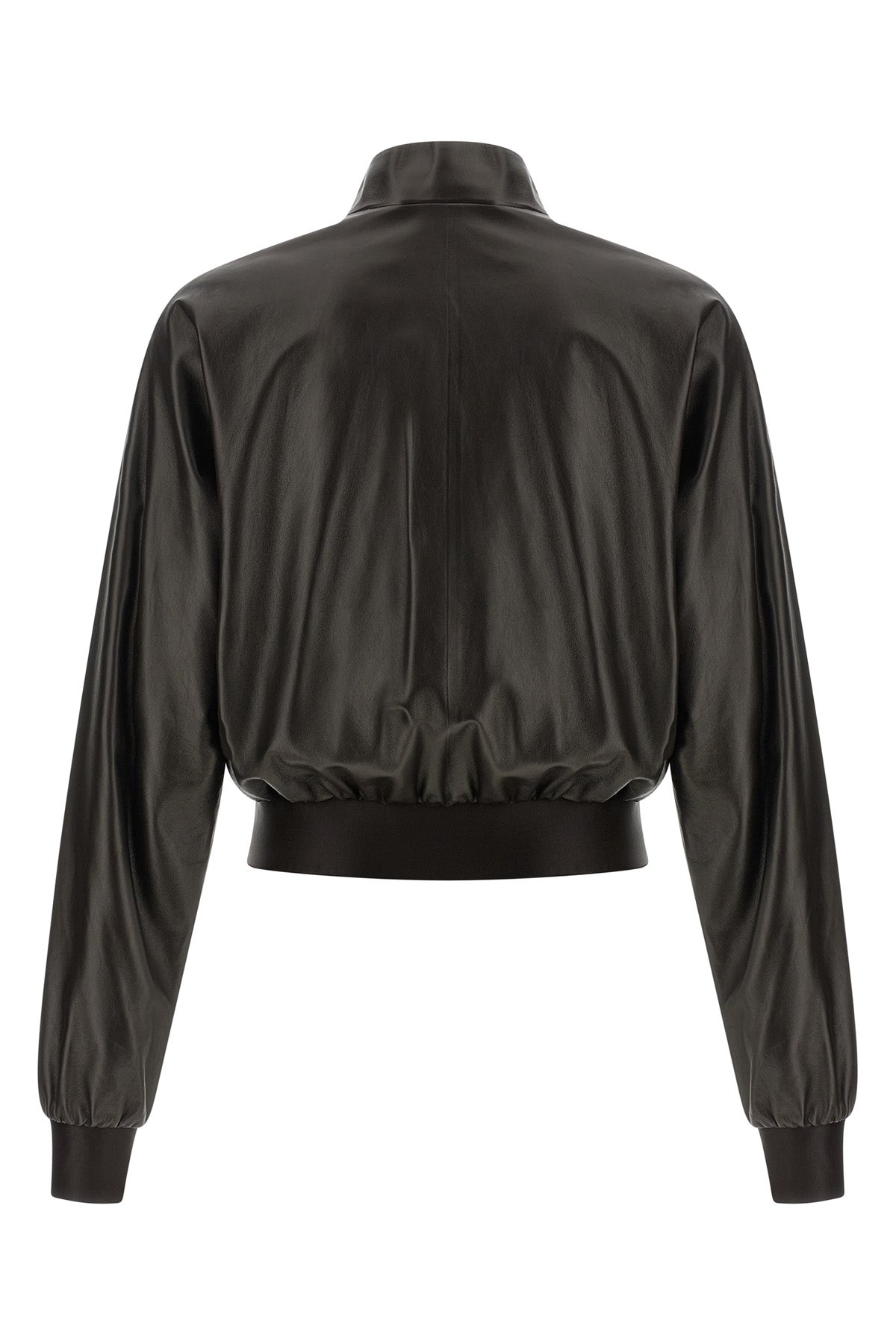 the gucci bomber jacket in soft lamb nappa reinterprets the minimalist codes of