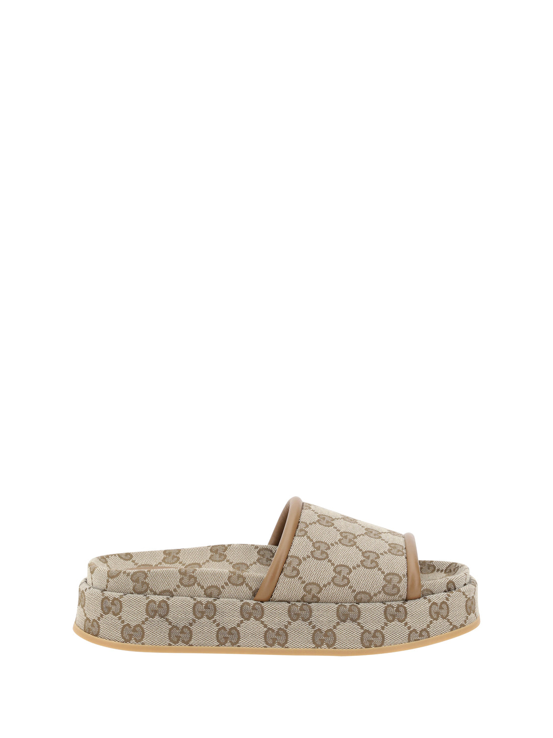 Gucci Gg Pattern Platform Sandals