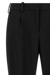 sartoriali slim tailored pants in stretch wool twill