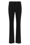 sartoriali slim tailored pants in stretch wool twill